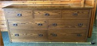 Oak Dresser with dove tail drawers