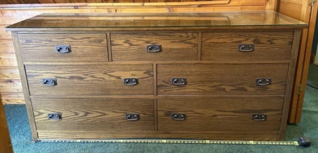Oak Dresser with dove tail drawers
