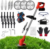 *Weed Wacker,24V String Trimmer w3 Types of Blades