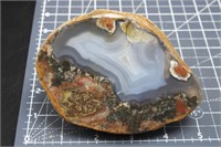 Excellent Pattern Cut Thunderegg, Needs Polished