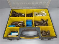 TOOL BOX OF VARIOUS SIZE TAPS