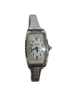 Antique Gruen 14k White Gold Watch