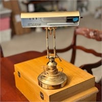 Gold Colored Vintage Desk Lamp