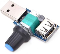 2-pk USB Fan Stepless Speed Controller