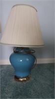 Ceramic Table Lamp w/Shade 20"h