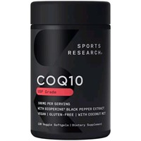 Sports Research CoQ10 with BioPerine & Coconut Oil