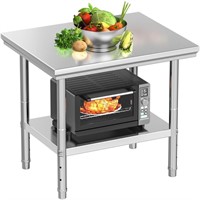 YITAHOME Stainless Steel Table, 30" X 24" Work