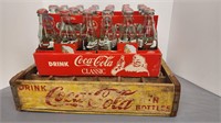 Coca-Cola Crate & Christmas coke bottle collection