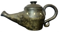 Mid Century Elephant Trunk Studio Pottery Teapot