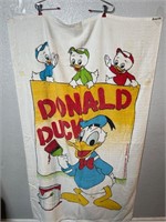 Vintage Donald Duck And Nephews Beach Towel