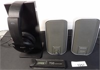 Sony Mega Bass Speaker & Sony Wireless Headphones