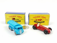 2 voitures miniatures Matchbox Series