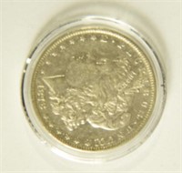 1878-S Morgan Silver dollar in hard case