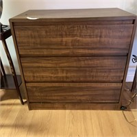 3 Drawer Wood Style Dresser