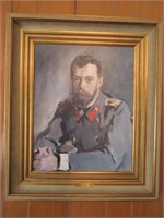 Vintage Reproduction Painting  "Portrait of Nicho