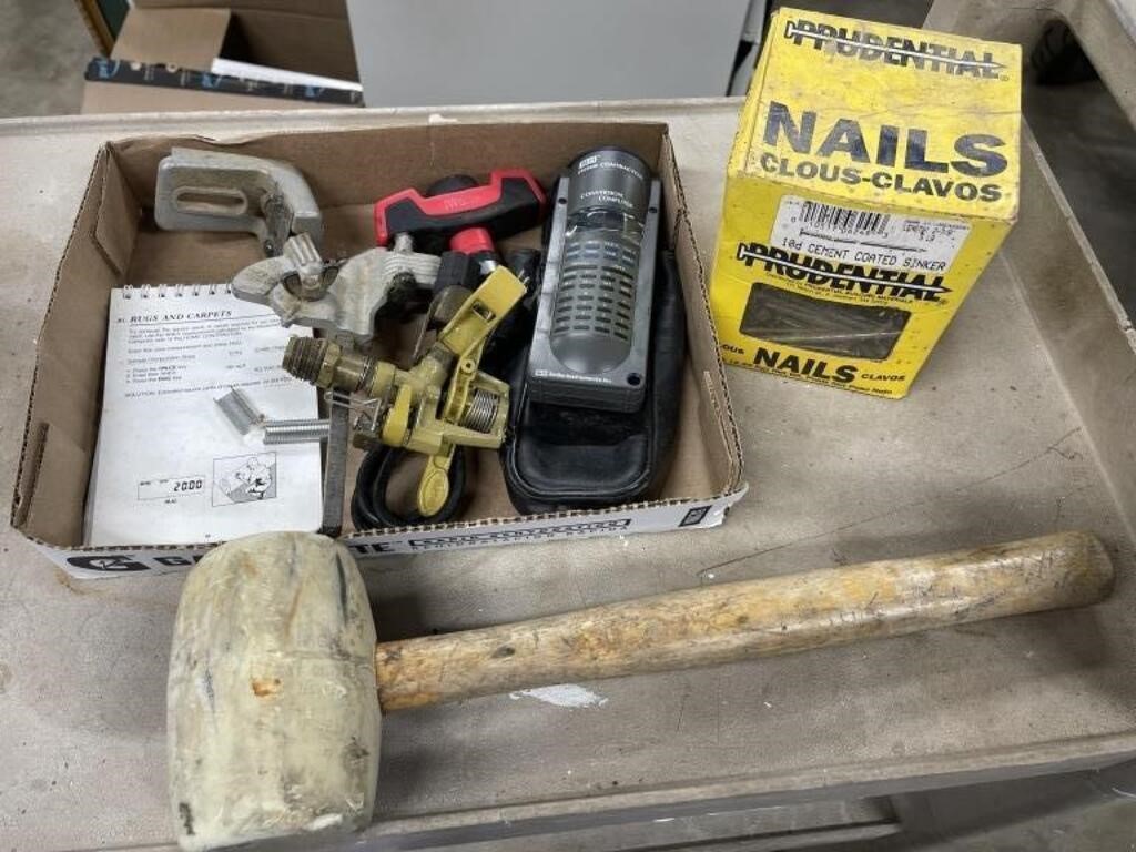 Rubber  Hammer, Nails & More