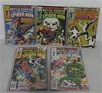 Five Marvel Spider-Man comics