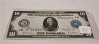 $10 FRN Series 1914 VF