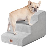 EHEYCIGA Dog Stairs for Small Dog 15.7”H, 3-Step S