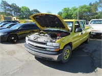 01 Chevrolet C1500  Pickup YW 8 cyl  Started with