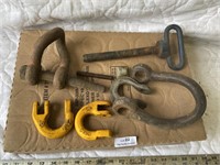 Lot of Heavy Duty Clevis - Pins - Etc.
