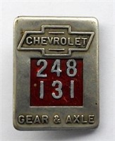 Vintage Chevrolet Plant Employee Pin