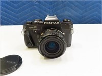 PENTAX "Super A" vintage Black Camera w/ Lens
