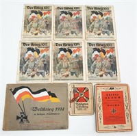 WWI GERMAN MILITARY BOOKS EPHEMERA & PERIODICALS