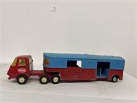 Corgi circus trailer with Tonka truck