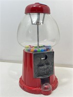 Carousel .25 cent Glass Globed Gum Ball Machine.