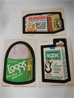 1979 WACKY PACKAGES LOT
