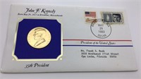 John F. Kennedy Presidential Medals Cover