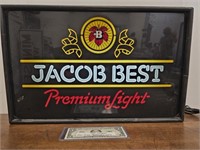 Jacob Best Premium Light Lighted Advertising Sign