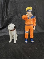 Naruto Action Figure, RCA Porcelain Dog