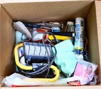 Box lot of painting/home improvement items