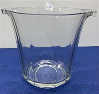 Glass Ice Bucket  8” h