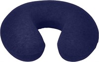 Amazon Basics Memory Foam Neck Travel Pillow, Navy