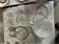13 Pcs Assorted Glass & Crystal