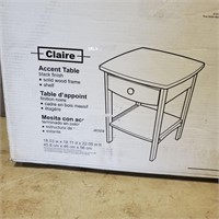 Unused Black Accent Table