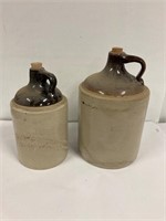 2 Crockery jugs. (Empty)