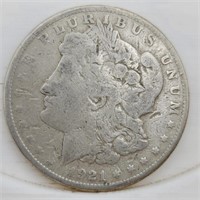1921-S Morgan Silver Dollar - G