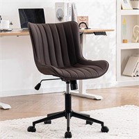 YOUNIKE Office Chair Desk-Brown