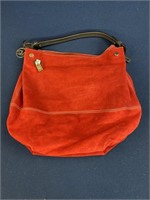 Miracle Zone Red Suede purse