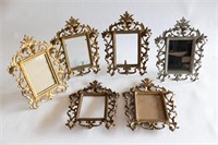 Collection of Victorian Metal Picture Frames
