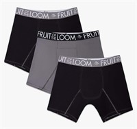 3Pcs Size 3X-Large Fruit of the Loom Mens Breathab