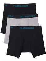 3Pcs Size 2X-Large Fruit of the Loom Mens Breathab