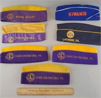 Lions Clubs, Kiwanis & American Legion Caps