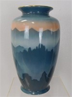Wakayama Signed Japanese Pottery Vase 10 1/2"