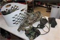 US Army supplies, clothes, etc