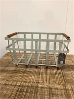 $45  Large grey metal basket
